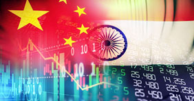 INDIA AND CHINA INDEXES EXTENDED LOSSES